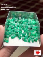 Emerald Rough Lot Overview: 48.20 Carats from Swat