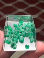 44.70 ct Emerald Rough Lot Swat – Natural Crystals with Broad Faces - Image 11