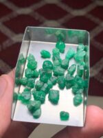 44.70 ct Emerald Rough Lot Swat – Natural Crystals with Broad Faces - Image 6