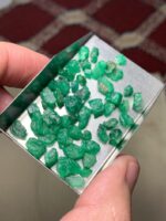 51.30 ct Emerald Rough Lot Swat – Natural Crystals with Elegant Form - Image 4