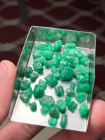 51.30 ct Emerald Rough Lot Swat – Natural Crystals with Elegant Form - Image 5