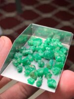 51.30 ct Emerald Rough Lot Swat – Natural Crystals with Elegant Form - Image 8