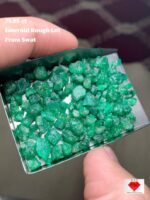 Magnificent Swat Emerald: 75.85ct Rough Gem of Exceptional Quality