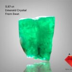 5.87 ct Swat Emerald Crystal – Compact Brilliance in Natural Form