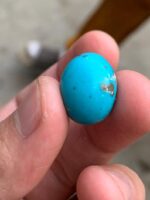 17.95ct Afghan Turquoise Cabochon: Compact Beauty with Vibrant Character - Image 4