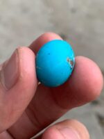 17.95ct Afghan Turquoise Cabochon: Compact Beauty with Vibrant Character - Image 5