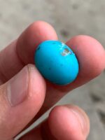 17.95ct Afghan Turquoise Cabochon: Compact Beauty with Vibrant Character - Image 6