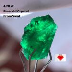 4.70 ct Natural Swat Emerald Crystal – A Rare Green Treasure from Pakistan