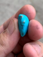 A 17.90-Carat Pear-Shaped Afghan Turquoise Cabochon — Elegance and Depth in One Gem - Image 4