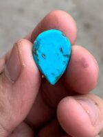 A 17.90-Carat Pear-Shaped Afghan Turquoise Cabochon — Elegance and Depth in One Gem - Image 5