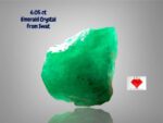 6.05 ct Swat Emerald Crystal (9.36 × 8.96 × 8.34 mm) – Natural Untreated Green Beryl from Northern Pakistan