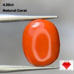 Unveiling the Beauty of a 4.20ct Coral Stone: A Gem of Timeless Elegance and Vibrancy