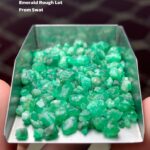 Balanced Brilliance: 68.70 ct Emerald Rough Lot from Swat Valley