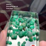 The Crown Jewel of Swat: 50.30ct Emerald Rough Lot