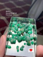 The Crown Jewel of Swat: 50.30ct Emerald Rough Lot