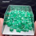 Slender Strength: 58.35 ct Emerald Rough Lot from Swat Valley