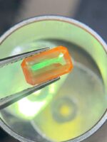 Unveiling the Beauty of a 0.30ct Green Hauyne: An Elegant Emerald Cut Gemstone - Image 5