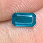 Exploring the Beauty of a 0.450ct Greenish-Blue Hauyne: Emerald Cut Masterpiece - Image 5