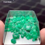 Natural Swat Emerald Rough Lot – 43 Carats of Raw Green Character