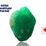 Majestic 16.570 ct Swat Emerald Crystal – A Rare Natural Treasure