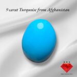 Discover the Elegance of a 9.00-Carat Natural Turquoise From Afghanistan