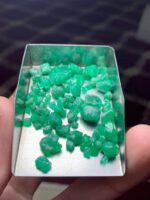 Natural Swat Emerald Rough Lot – 43 Carats of Raw Green Character - Image 14