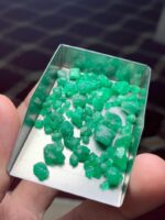 Natural Swat Emerald Rough Lot – 43 Carats of Raw Green Character - Image 8
