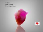 Bold Balanced: 5.70ct Afghan Ruby Crystal with Impressive Depth & Natural Beauty