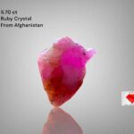 Bold Balanced: 5.70ct Afghan Ruby Crystal with Impressive Depth & Natural Beauty