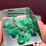 Swat’s Finest: 41.60 ct Emerald Rough Gem (9.20 × 6.41 × 5.76 mm) – Untouched Natural Beauty
