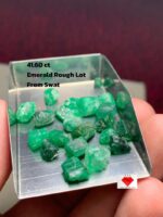 Swat’s Finest: 41.60 ct Emerald Rough Gem (9.20 × 6.41 × 5.76 mm) – Untouched Natural Beauty
