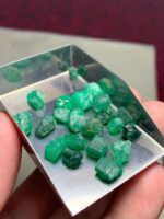 Swat’s Finest: 41.60 ct Emerald Rough Gem (9.20 × 6.41 × 5.76 mm) – Untouched Natural Beauty - Image 3