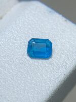 Emerald Cut Blue Hauyne Gemstone: 0.10ct Afghan Gem - Image 8