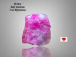 A Glimpse of Rarity: 12.20ct Afghan Ruby Specimen in Stunning Proportions
