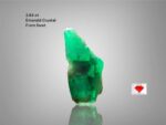 New Entry: A 2.84 ct Swat Emerald Crystal with Elegant Length