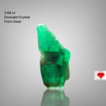 New Entry: A 2.84 ct Swat Emerald Crystal with Elegant Length