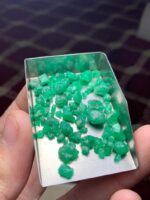 Natural Swat Emerald Rough Lot – 43 Carats of Raw Green Character - Image 2