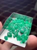 Natural Swat Emerald Rough Lot – 43 Carats of Raw Green Character - Image 7