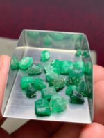 Swat’s Finest: 41.60 ct Emerald Rough Gem (9.20 × 6.41 × 5.76 mm) – Untouched Natural Beauty - Image 7
