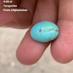 Elegant 9.05 ct Afghan Turquoise Cabochon: Small but Striking