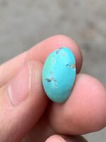 Elegant 9.05 ct Afghan Turquoise Cabochon: Small but Striking - Image 11