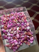 573 ct Afghan Ruby Rough Lot — Crafting Potential in Every Crystal - Image 12