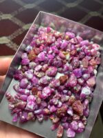 573 ct Afghan Ruby Rough Lot — Crafting Potential in Every Crystal - Image 6