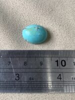 Elegant 9.05 ct Afghan Turquoise Cabochon: Small but Striking - Image 8