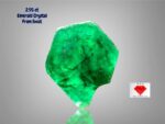 Elegant 2.95 ct Emerald Crystal from Swat (9.83 × 7.74 × 4.91 mm) – A Gem of Pure Beauty
