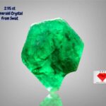Elegant 2.95 ct Emerald Crystal from Swat (9.83 × 7.74 × 4.91 mm) – A Gem of Pure Beauty