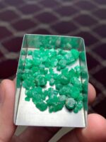 45.05 Carat Swat Valley Emerald Rough Lot – Natural Compact Formation - Image 11