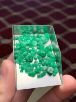 45.05 Carat Swat Valley Emerald Rough Lot – Natural Compact Formation - Image 12