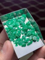 45.05 Carat Swat Valley Emerald Rough Lot – Natural Compact Formation - Image 3