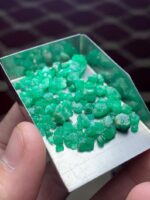 45.05 Carat Swat Valley Emerald Rough Lot – Natural Compact Formation - Image 4